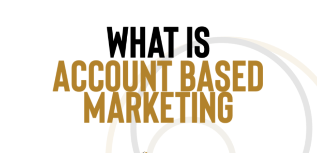 what is account based marketing